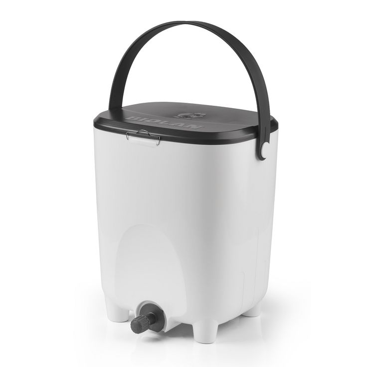Bokashi keittiökompostori Biolan, 10l, valkoinen