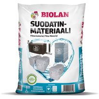Suodatinmateriaali Biolan, soveltuu harmaavesi- ja saunasuodattimille