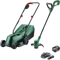 Akkukonesetti Bosch EasyMower 18V-32-200 + EasyGrassCut 18V-26, 4.0Ah akulla, Verkkokaupan poistotuote