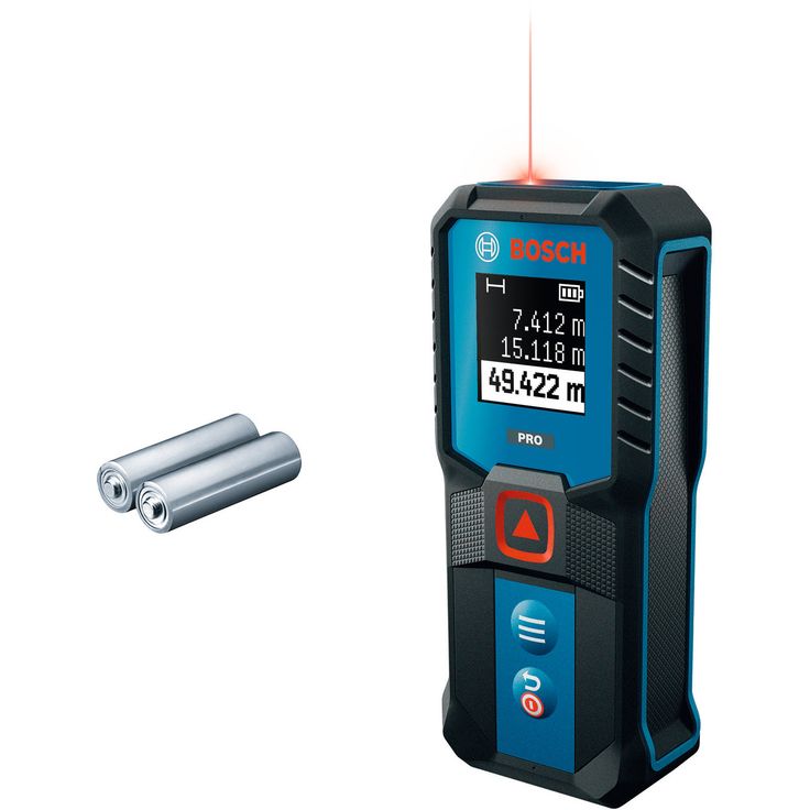 Laseretäisyysmittalaite Bosch Professional GLM50-21, 2xAA-paristoilla