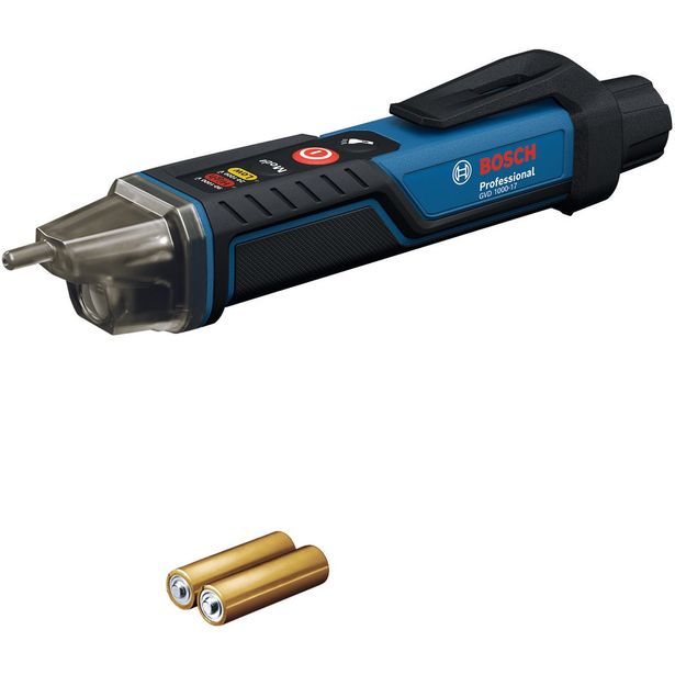 Jännitetesteri Bosch Professional GVD 1000-17 + 2 x AAA-paristot