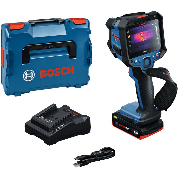 Lämpökamera Bosch Professional GTC18V-600-16C, 18V, 2.0Ah akulla + L-Boxx