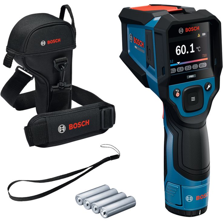 Lämpötilatunnistin Bosch Professional GIS12V-800-16, 4xAA-paristo