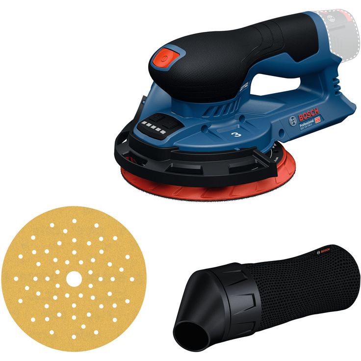 Akkuepäkeskohiomakone Bosch Professional GEX 12V-150-3 Solo, 12V, ilman akkua
