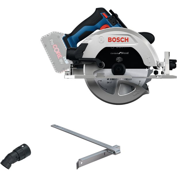 Akkukäsipyörösaha Bosch Professional GKS 18V-68-2 Solo, 18V, ilman akkua