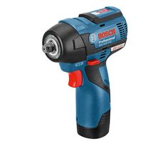 Akkuiskumutterinväännin Bosch Professional GDS 12V-115 Solo, ilman akkua + L-Boxx