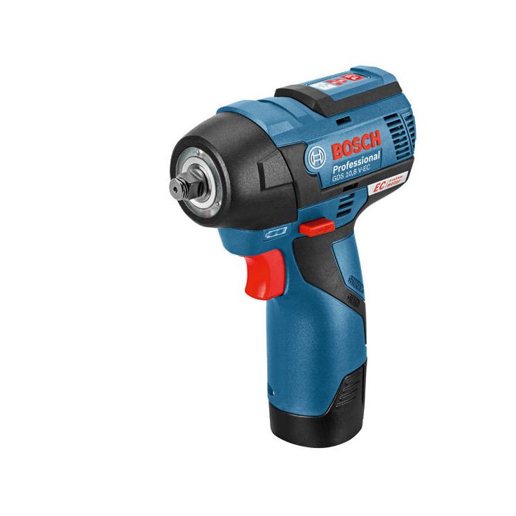 Akkuiskumutterinväännin Bosch Professional GDS 12V-115 Solo, ilman akkua + L-Boxx