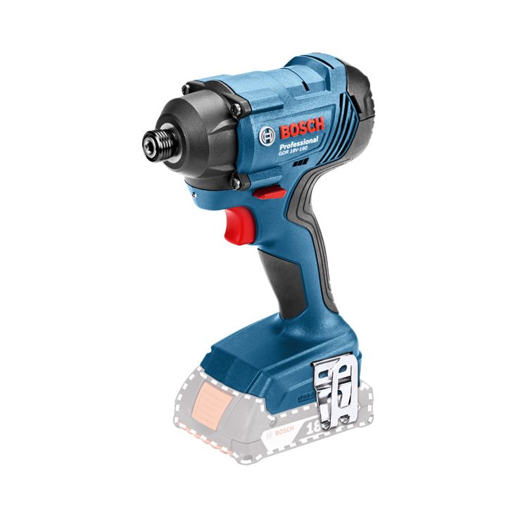 Akkuiskuväännin Bosch Professional GDR 18V-160 Solo L-Boxx, ilman akkua