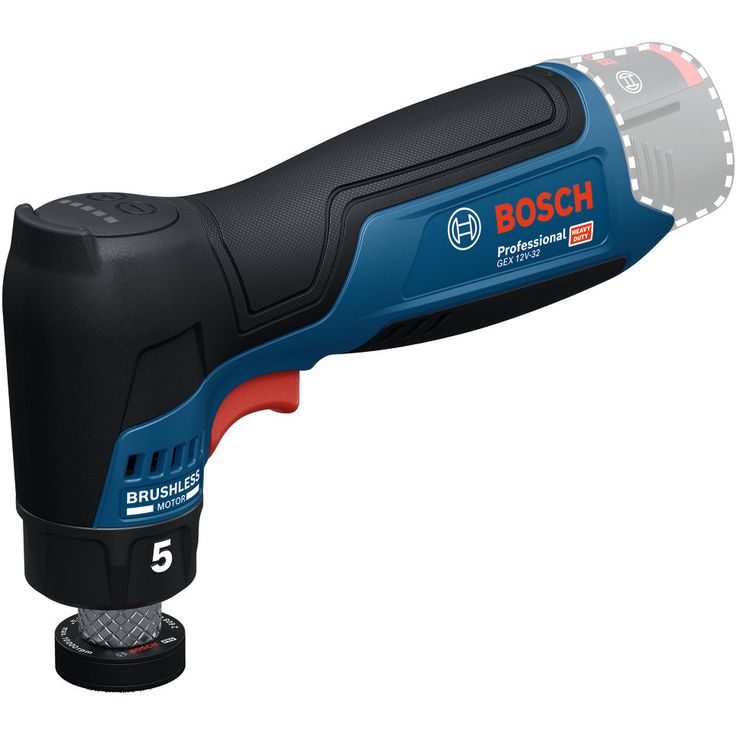 Akkuepäkeskohiomakone Bosch Professional GEX 12V-32 Solo, 12V, ilman akkua