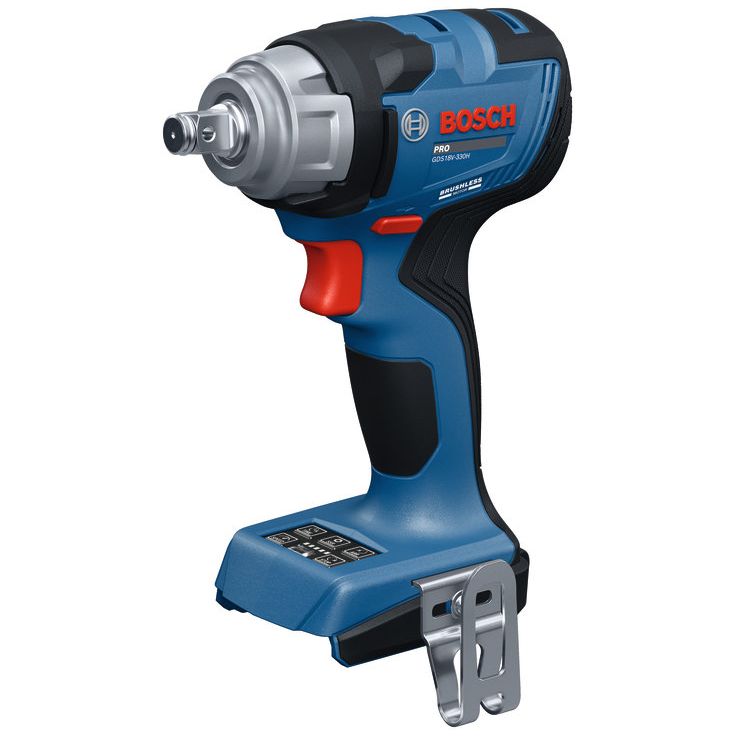 Akkuiskumutterinväännin Bosch Professional GDS18V-330H Solo, 18V, ilman akkua