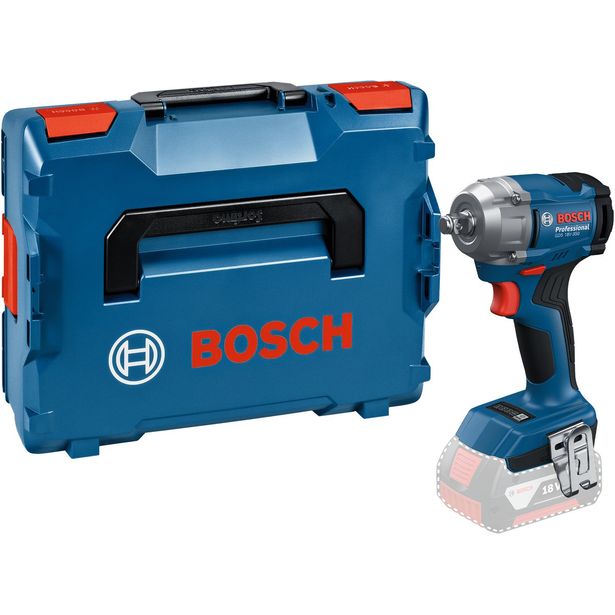 Akkuiskumutterinväännin Bosch Professional GDS 18V-350, 18V, ilman akkua +L-Boxx