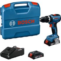 Akkuiskuporakone Bosch Professional GSB 18V-65, 18V, 2x2.0Ah akuilla + L-Case