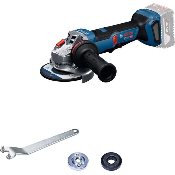 Akkukulmahiomakone Bosch Professional GWS18V-11PS Solo, 18V, ilman akkua