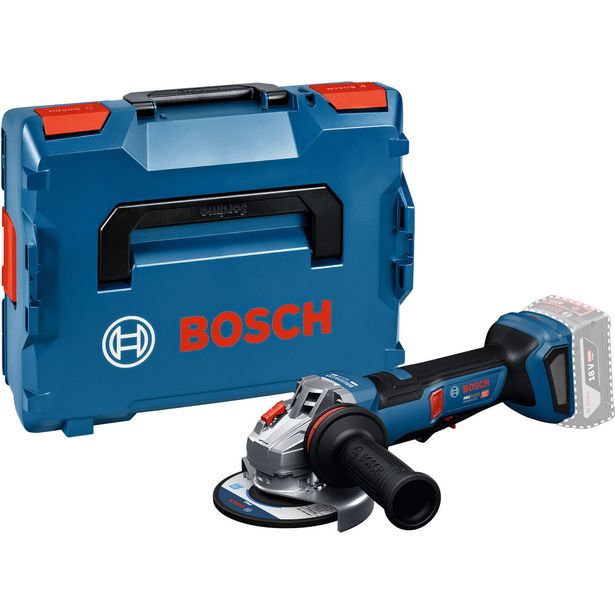 Akkukulmahiomakone Bosch Professional GWS18V-11PS Solo, 18V, ilman akkua + L-Boxx