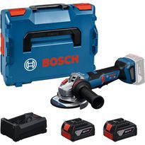 Akkukulmahiomakone Bosch Professional GWS18V-11PS, 18V, 2x5.0Ah akuilla + L-Boxx