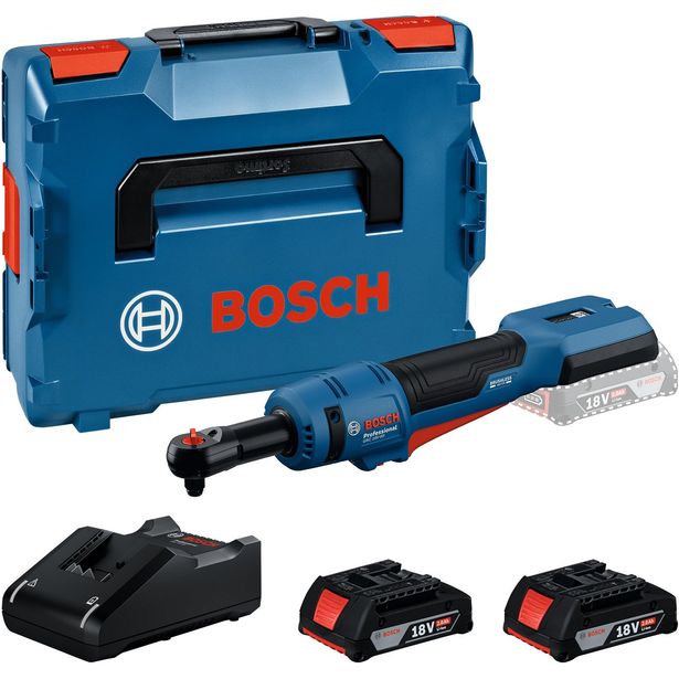 Akkuräikkäväännin Bosch Professional GRC 18V-60, 18V, 2x2.0Ah akuilla + L-Boxx