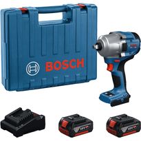Akkuiskumutterinväännin Bosch Professional GDS 18V-780, 18V, 2x5.0Ah akuilla + Case