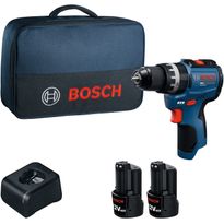 Akkuiskuporakone Bosch Professional GSB12V-31, 12V, 2x2.0Ah akuilla