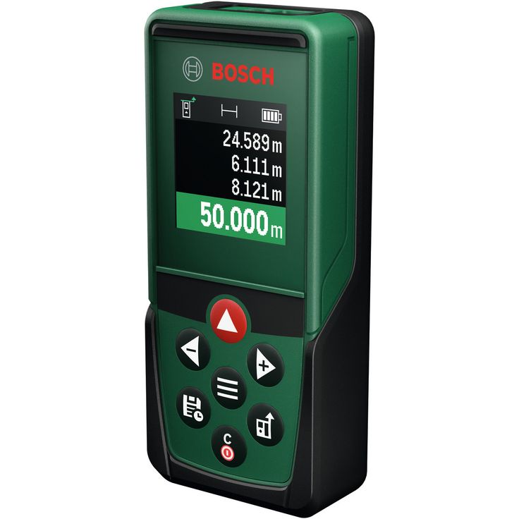Laseretäisyysmittalaite Bosch PLM50-23, 2xAAA-paristoilla