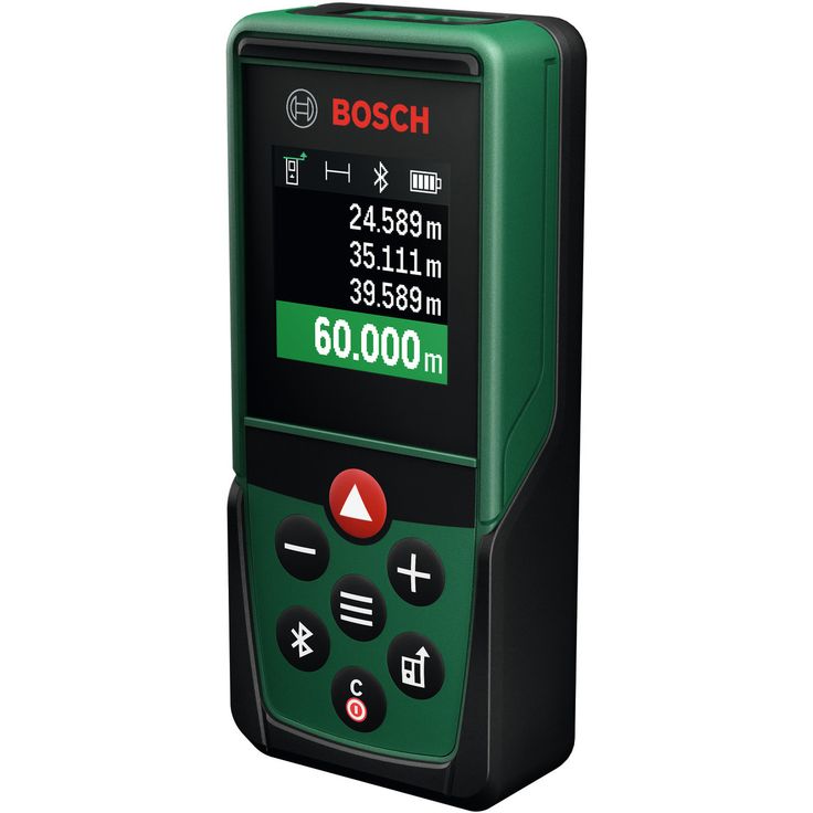 Laseretäisyysmittalaite Bosch PLM60-23C, 2xAAA-paristoilla