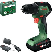 Akkuporakone Bosch PSR18V-60, 18V, 2.5Ah akulla + salkku