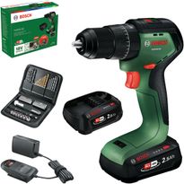 Akkuiskuporakone Bosch PSB18V-60, 18V, 2x2.5Ah akuilla + 51-os. tarvikesarja, salkku