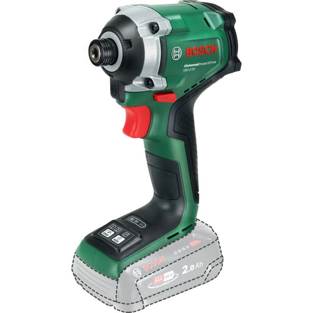 Akkuiskuruuvinväännin Bosch UniversalImpactDrive 18V-210 Solo, 18V, ilman akkua