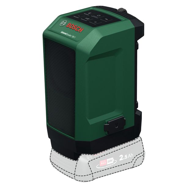 Bluetooth-kaiutin Bosch UniversalSpeaker 18V-1 Solo, 18V, ilman akkua