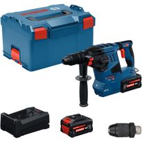 Akkuporavasara Bosch Professional GBH18V-28F, 18V, 2x8.0Ah akuilla + L-Boxx, pikaistukka