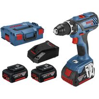 Akkuporakone Bosch Professional GSR 18V-28, 2x4.0Ah akuilla, L-Boxx