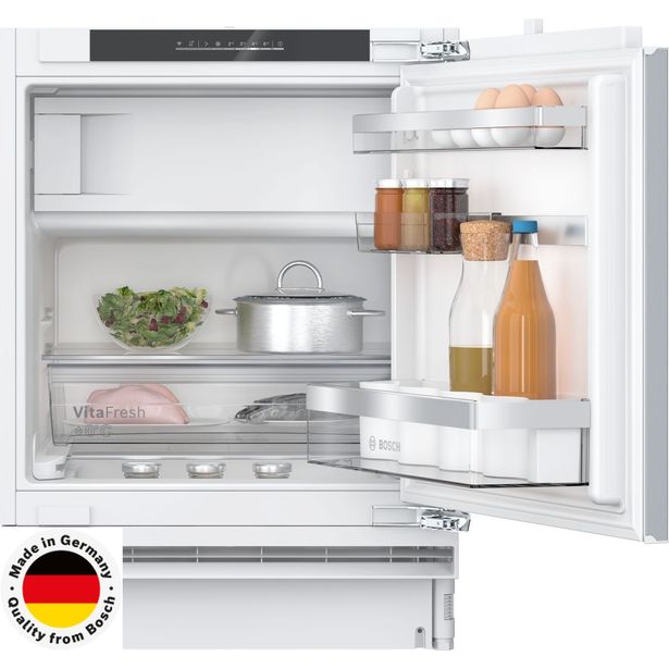 Jääkaappi pakastelokerolla Bosch Serie 6 KUL22ADD0 60cm integroitava