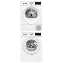 Pesukone ja kuivausrumpu Bosch WGG254FLSN-WQG2420ASN Serie 6, 10/8kg, valkoinen