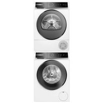 Pesukone ja kuivausrumpu Bosch WGB254A0SN-WQB245ALSN Serie 8, 10/9kg, valkoinen