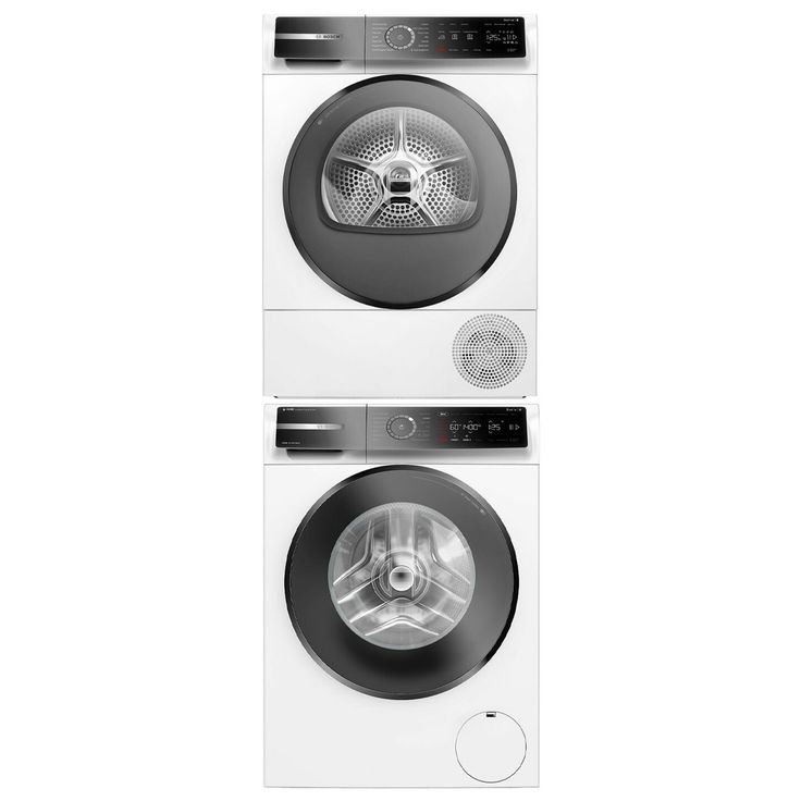 Pesukone ja kuivausrumpu Bosch WGB254A0SN-WQB245ALSN Serie 8, 10/9kg, valkoinen
