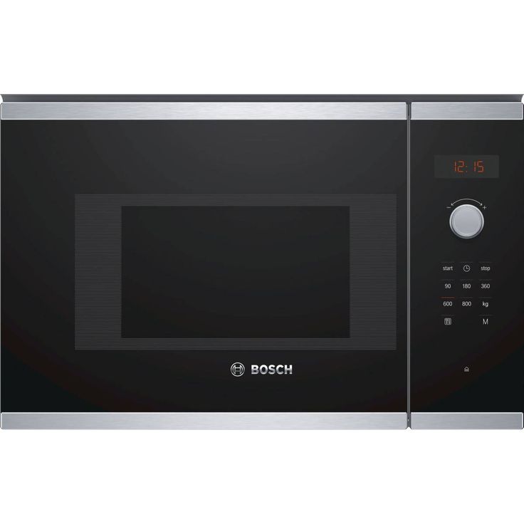 Mikroaaltouuni Bosch Serie 4 BFL523MS0, 60cm, musta/teräs