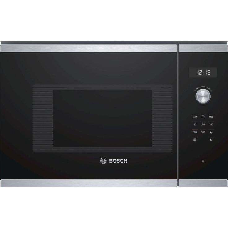 Mikroaaltouuni Bosch Serie 6 BFL524MS0, 60cm, musta/teräs