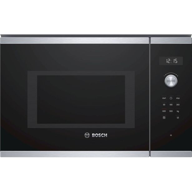 Mikroaaltouuni Bosch Serie 6 BFL554MS0, 60cm, musta/teräs