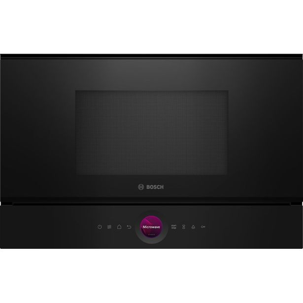Mikroaaltouuni Bosch Serie 8 BFR7221B1 60cm musta integroitava