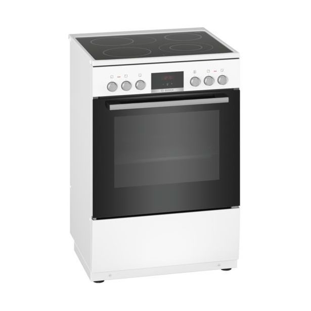Keraaminen liesi Bosch Serie 4 HKR39A220U, 60cm, valkoinen