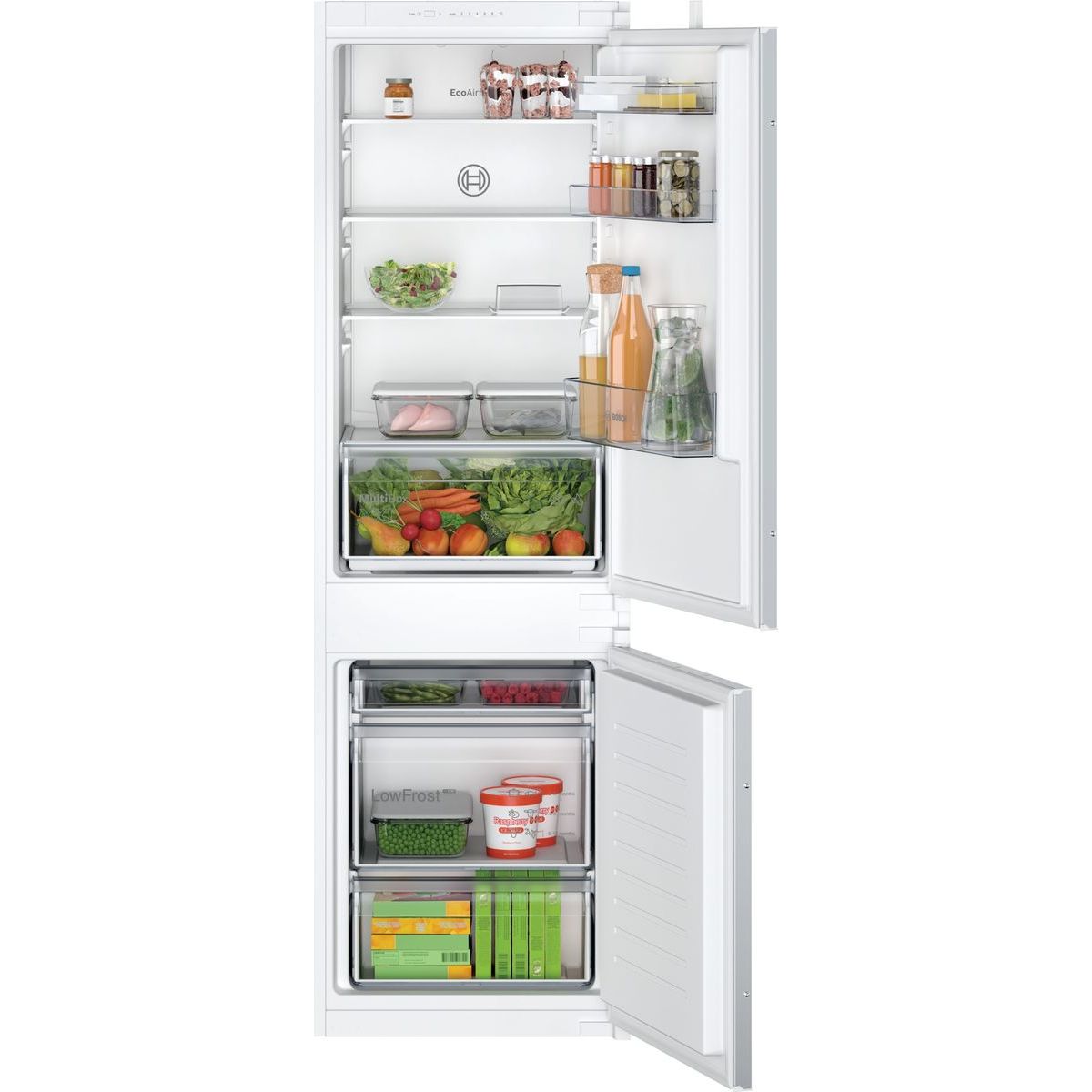 Jääkaappipakastin Bosch Serie 2 KIV865SE0 54cm integroitava