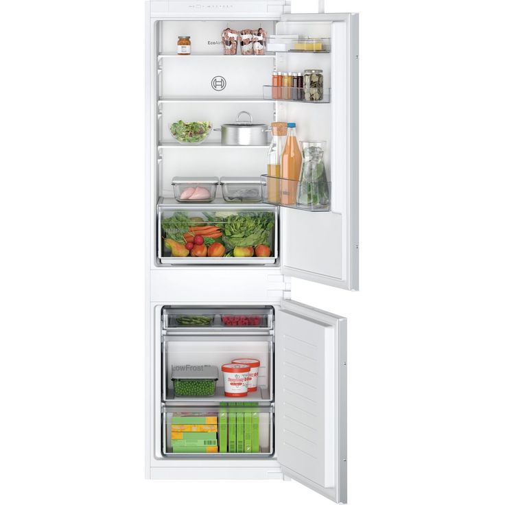 Jääkaappipakastin Bosch Serie 2 KIV86NSE0 54cm integroitava