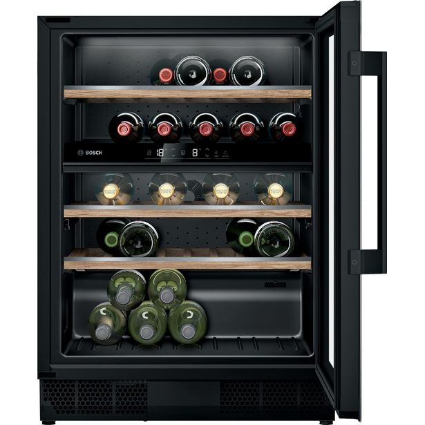 Viinikaappi Bosch Serie 6 KUW21AHG0 60cm musta