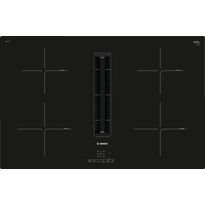 Induktiotaso liesituulettimella Bosch Serie 4 PIE811B15E, 80cm, musta