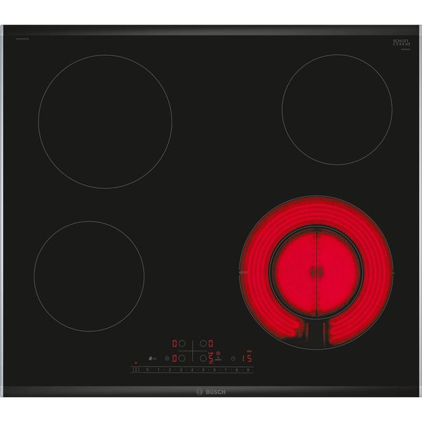 Keraaminen liesitaso Bosch Serie 6 PKF675FP2E, 60cm, musta