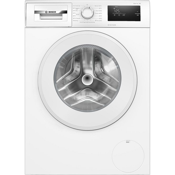 Edestä täytettävä pesukone Bosch WAN2808LSN Serie 4, valkoinen, 8kg
