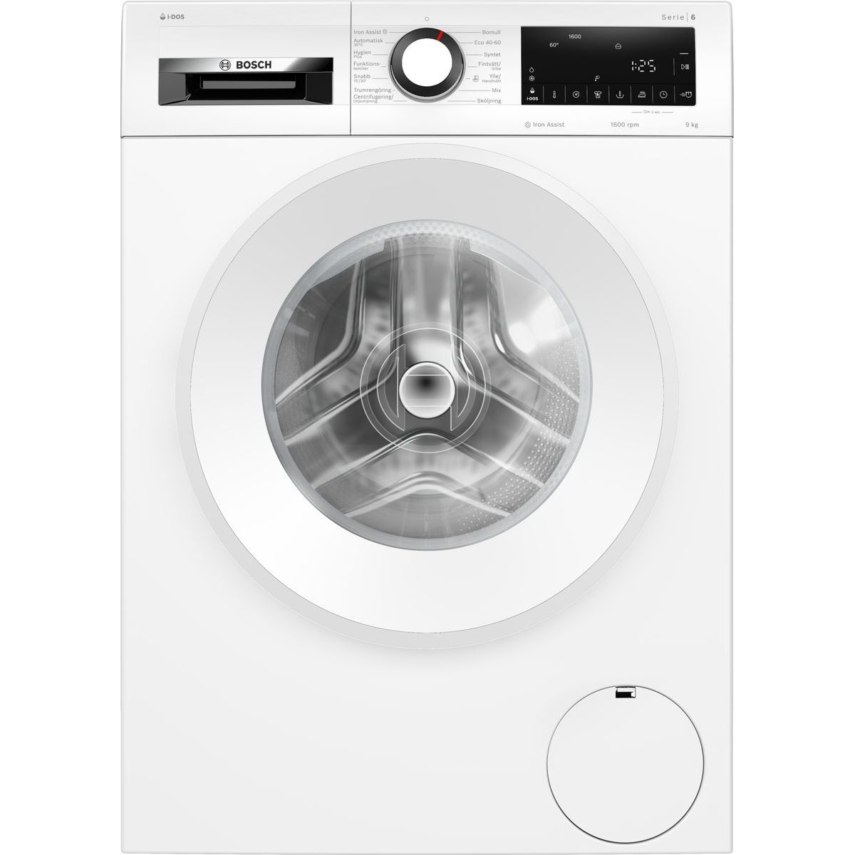 Edestä täytettävä pyykinpesukone Bosch Serie 6 WGG246FASN 1600rpm 9kg