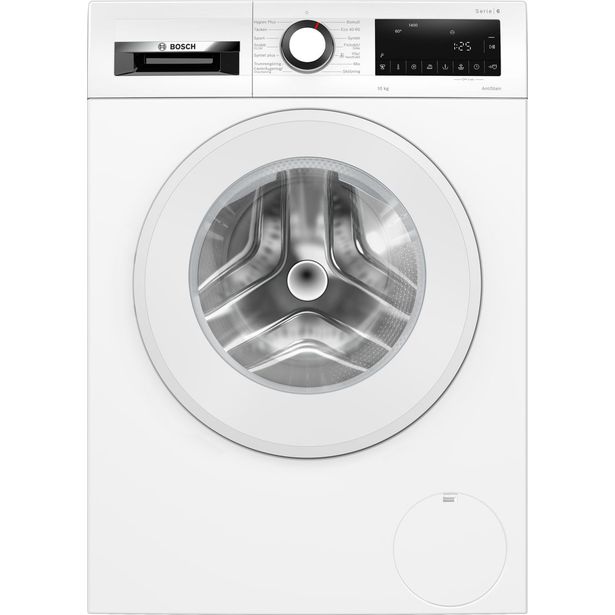 Pyykinpesukone Bosch Serie 6 WGG2540LSN, 10kg, 1400rpm