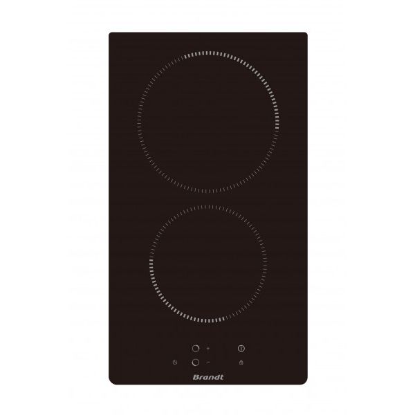Keraaminen liesitaso Brandt BPV6222B, 30 cm, musta