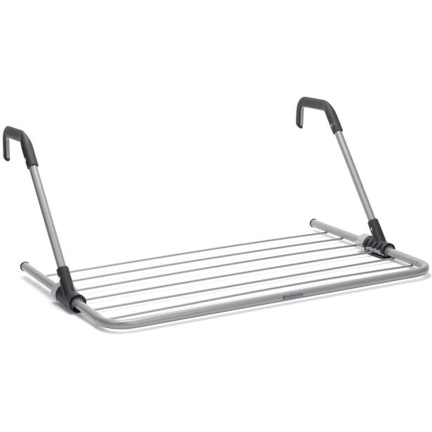 Pyykinkuivausteline Brabantia, ripustettava, 4,5m, Metallic Grey