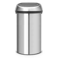 Roska-astia Brabantia Touch Bin 60L, Matt Steel/teräskansi